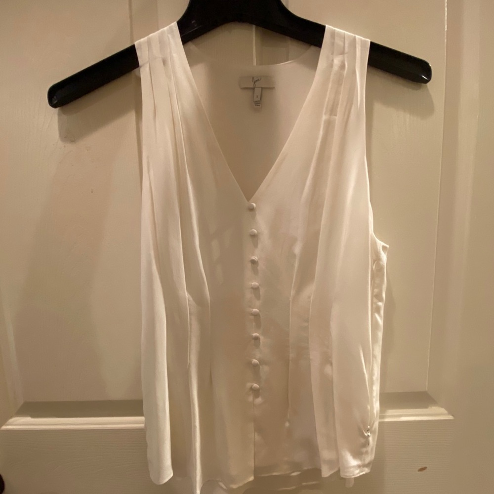 Joie silk top with button details